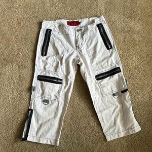 Tripp NYC✖️Vintage White Bondage Capris Size 5